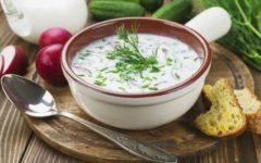 Окрошка с огурцами самый быстрый рецепт