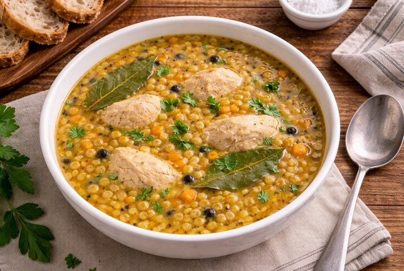 Гороховый суп с курицей самый простой рецепт с овощами