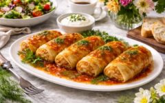 Голубцы рецепт с фаршем и рисом классический
