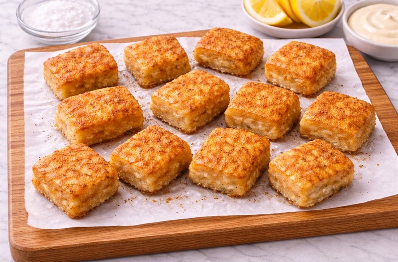 Минтай в кляре на сковороде
